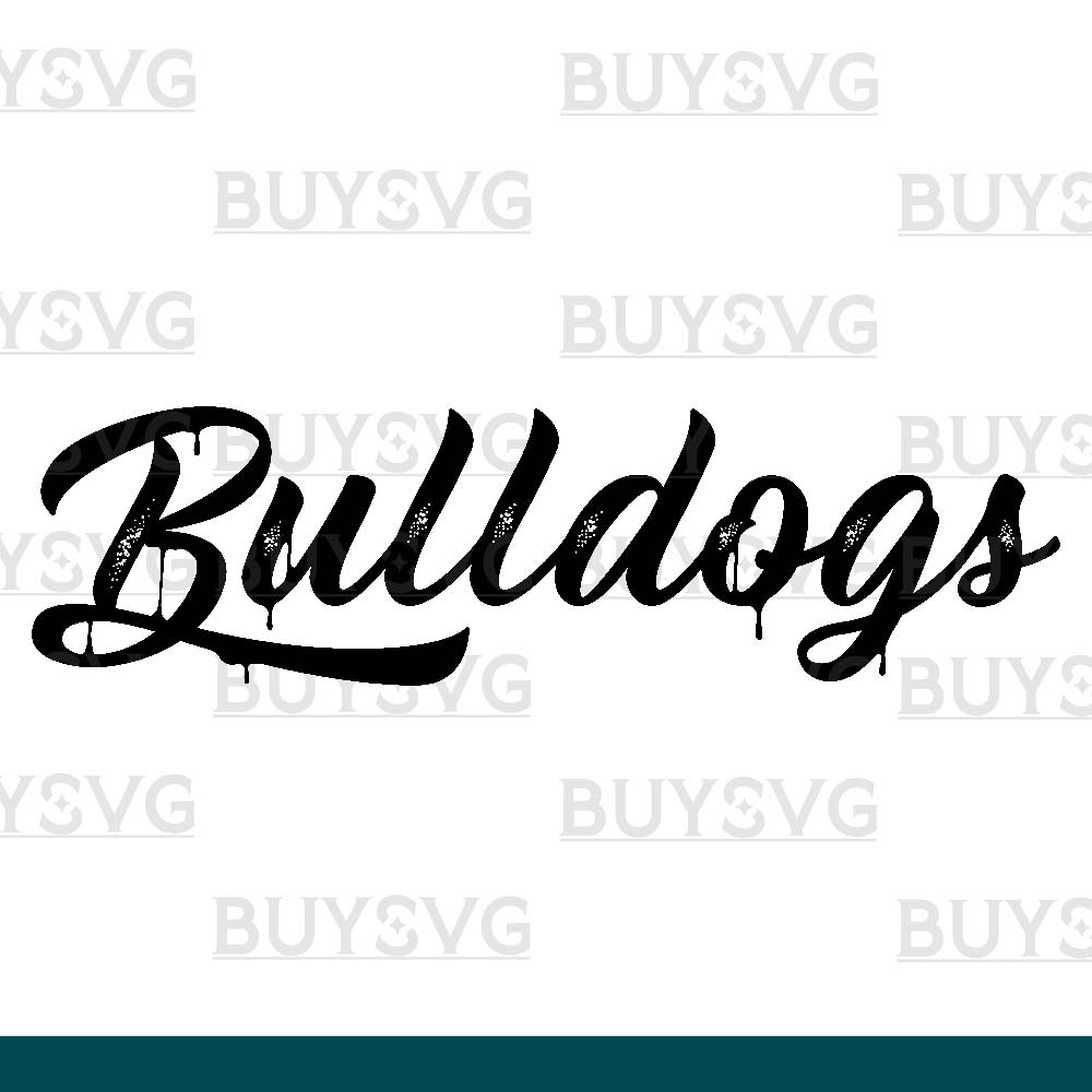 Bulldogs SVG PNG Digital file Download METAL