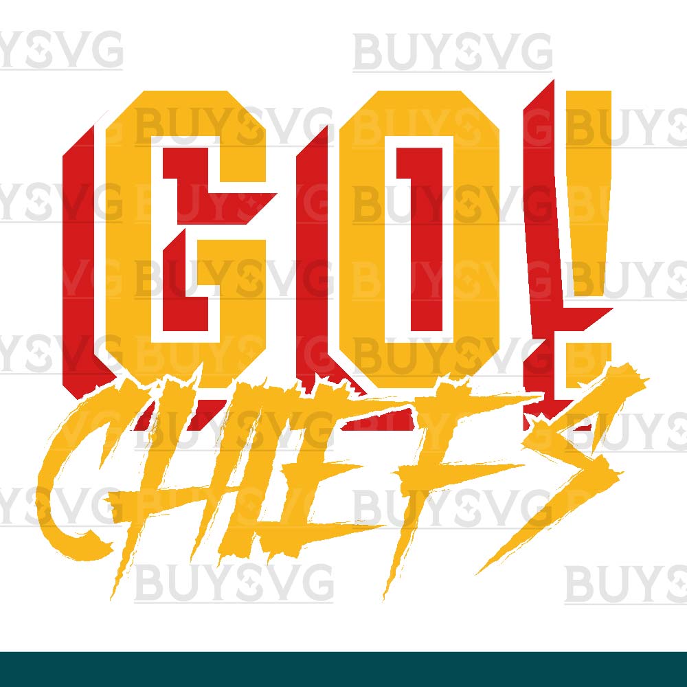 Chiefs SVG PNG Digital file Download GO Cheering