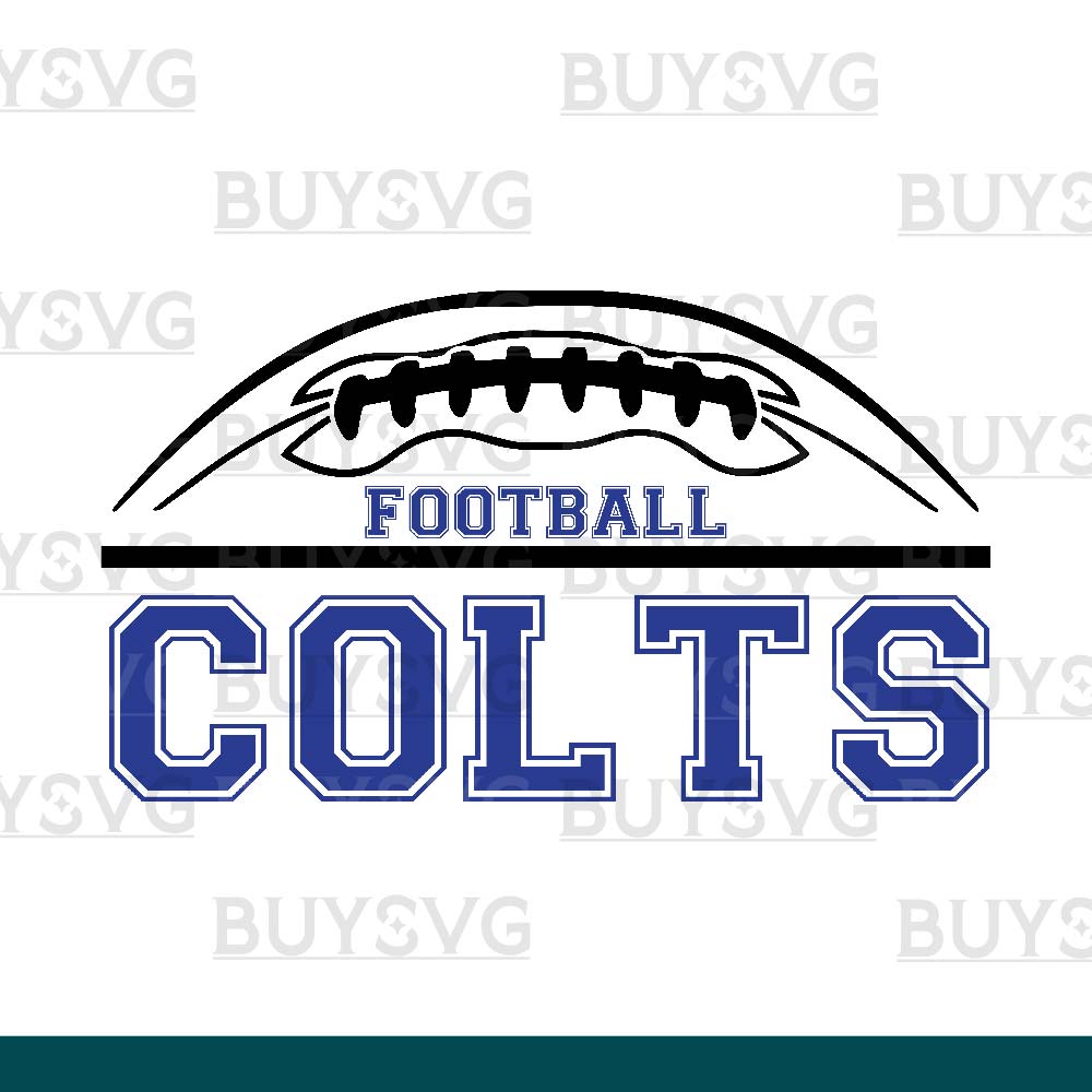 Colts SVG PNG Digital file Download FOOTBALL TOP