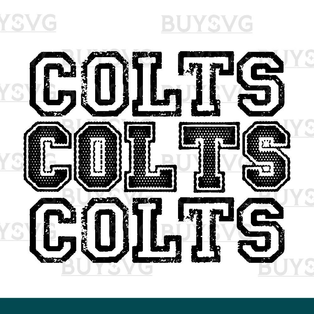 Colts SVG PNG Digital file Download Stack 3 1