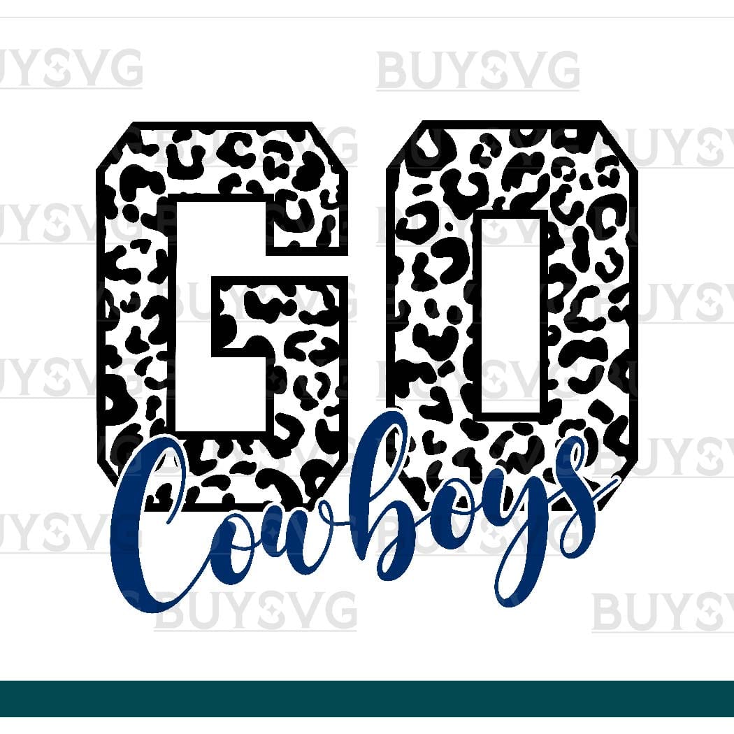 Cowboys SVG PNG Digital file Download GO LONG