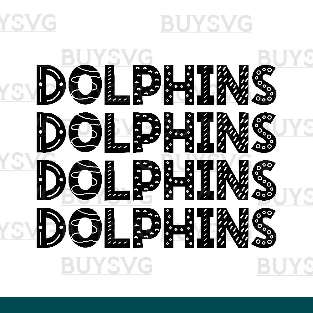 Dolphins SVG PNG Digital file Download 4 DOODLE STACK