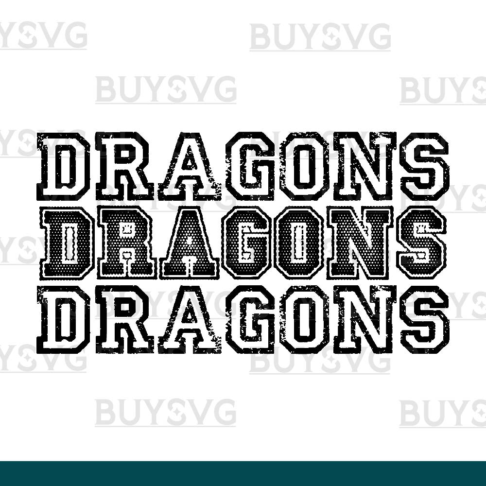 Dragons SVG PNG Digital file Download Stack 3 1