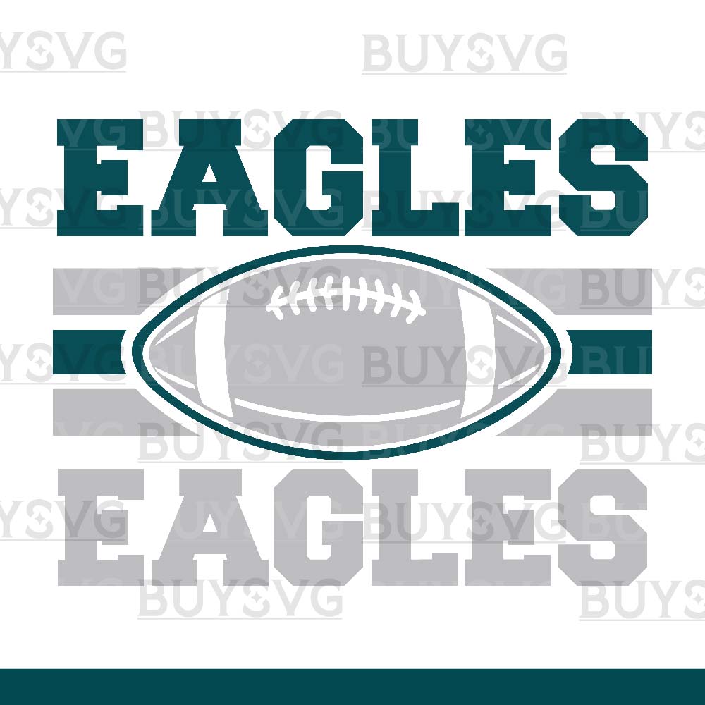 Eagles SVG PNG Digital file Download 2 STACK FOOTBALL