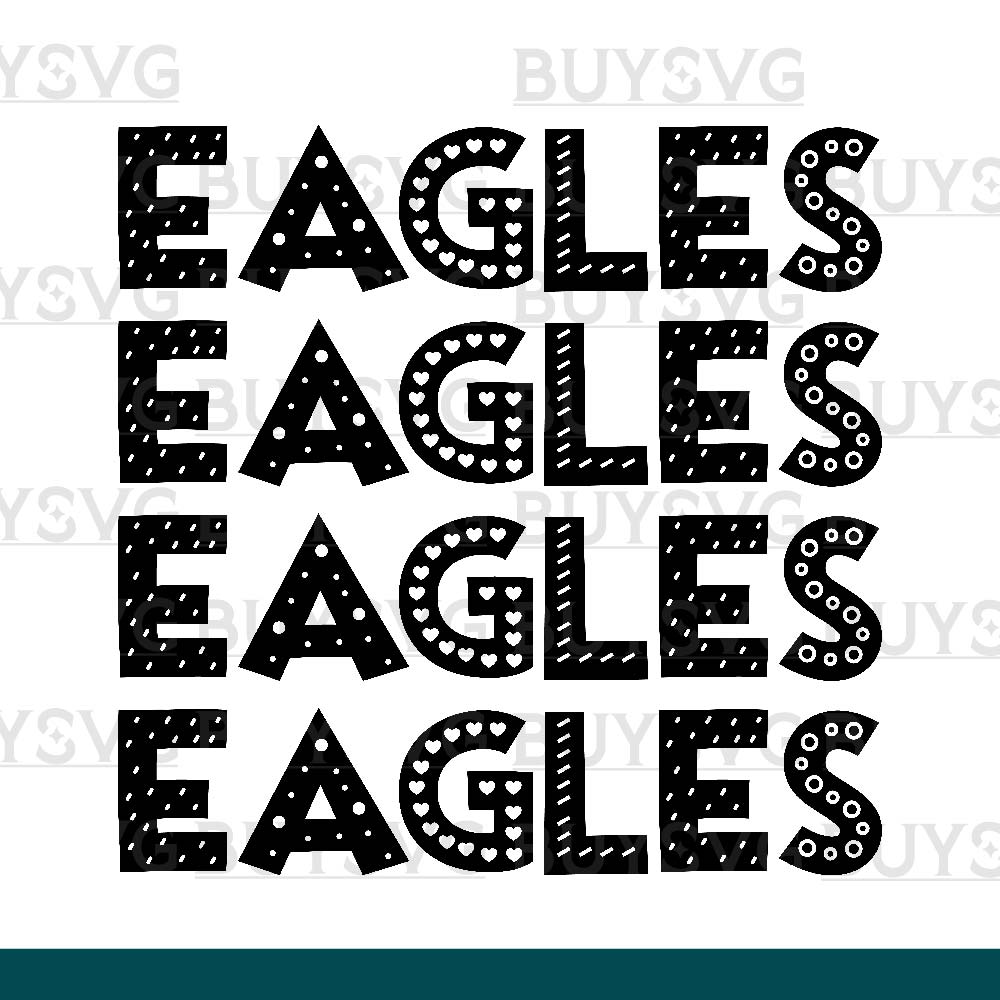 Eagles SVG PNG Digital file Download 4 DOODLE STACK