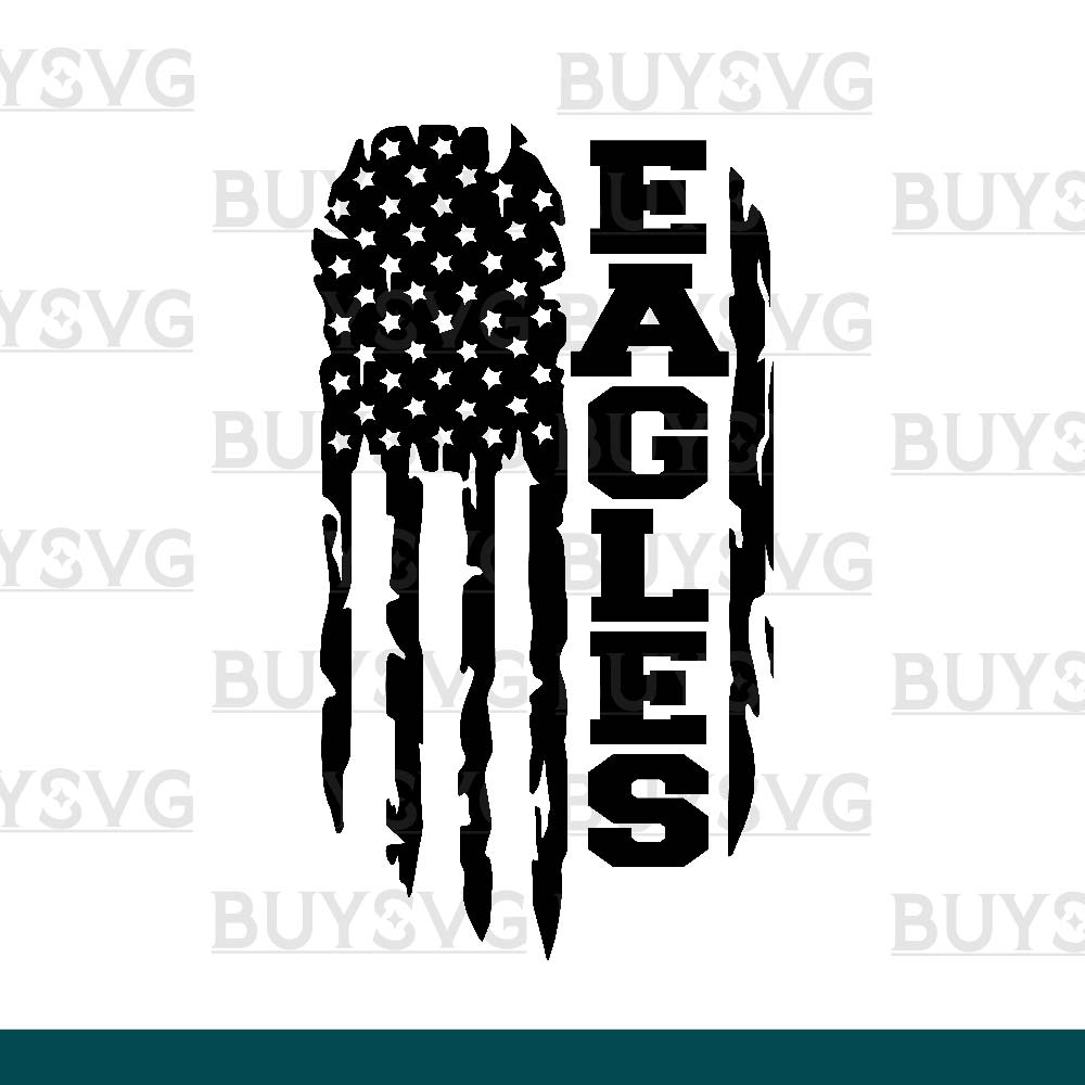 Eagles SVG PNG Digital file Download FLAG 2