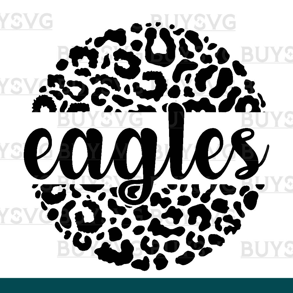 Eagles SVG PNG Digital file Download LEOPARD CIRCLE