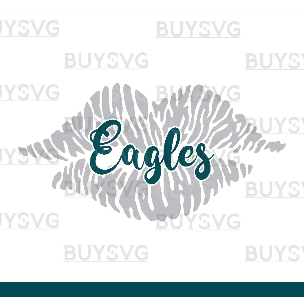 Eagles SVG PNG Digital file Download LIPS 1