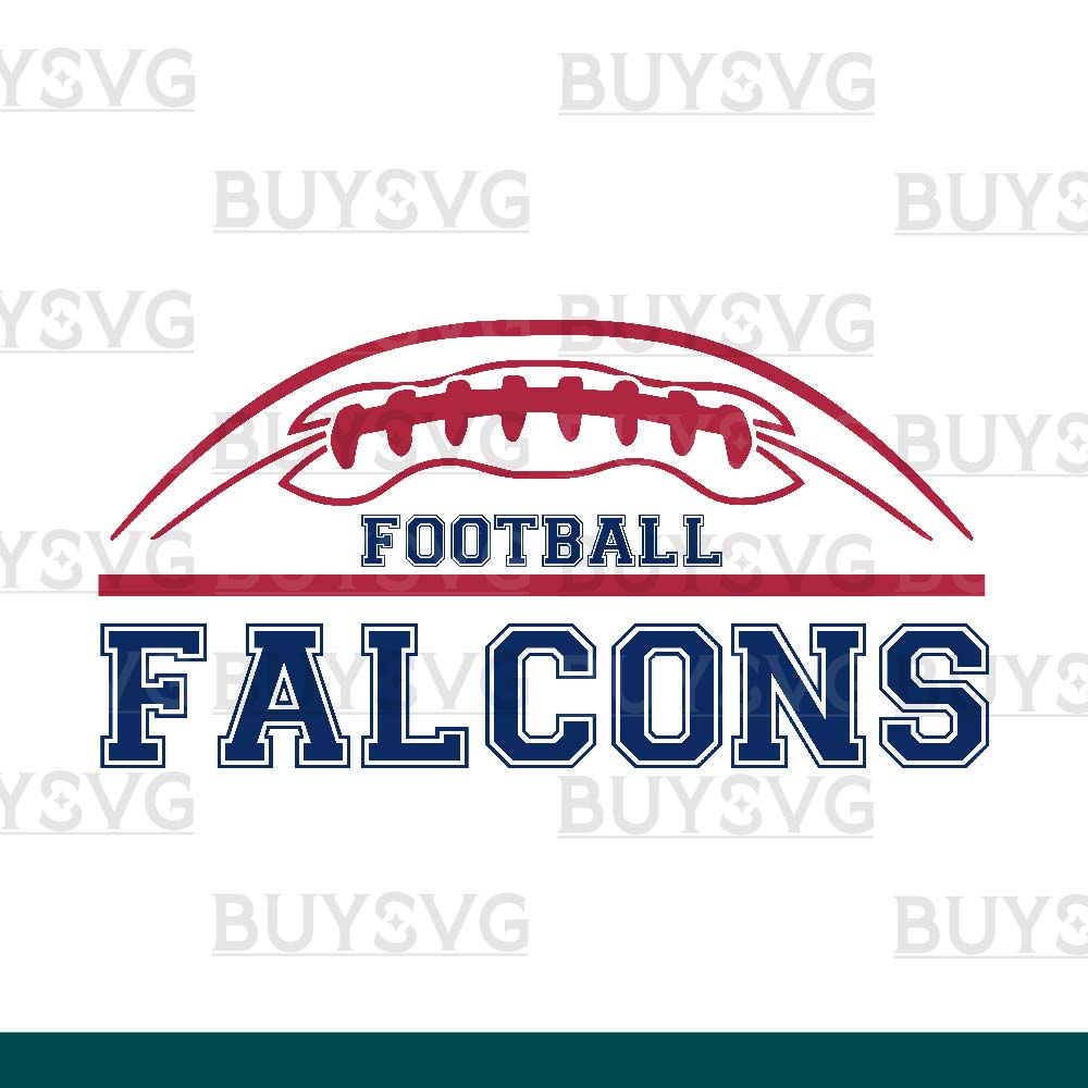 Falcons SVG PNG Digital file Download FOOTBALL TOP