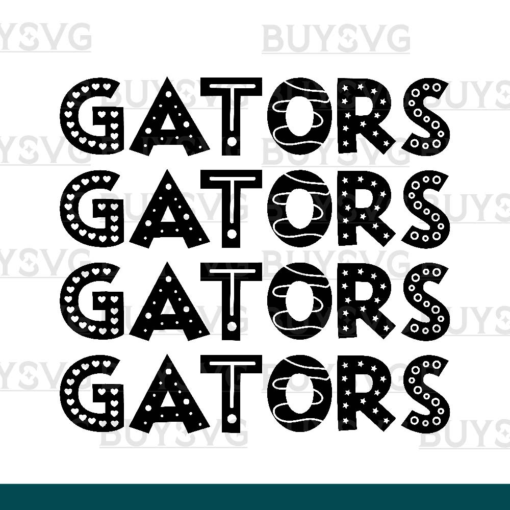 Gators SVG PNG Digital file Download 4 DOODLE STACK