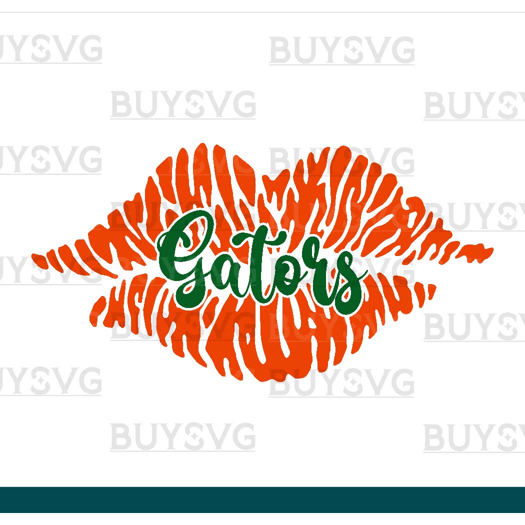 Gators SVG PNG Digital file Download LIPS 1