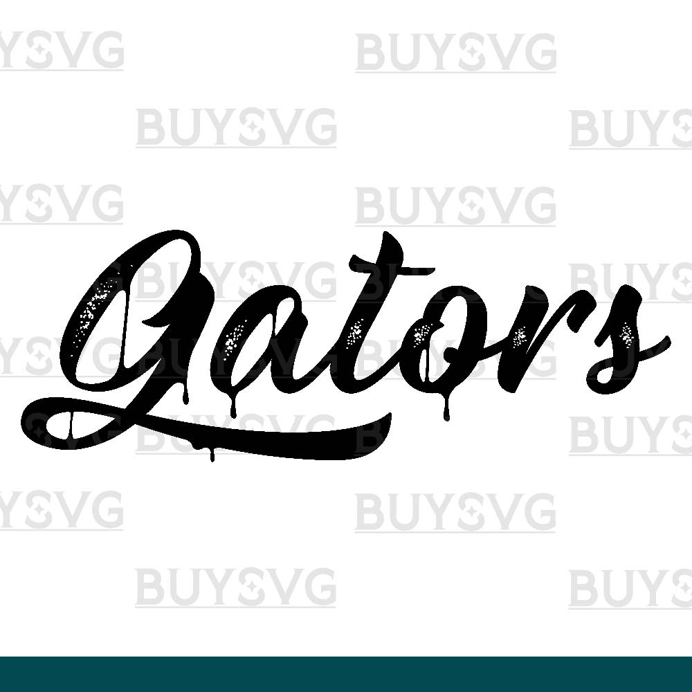 Gators SVG PNG Digital file Download METAL