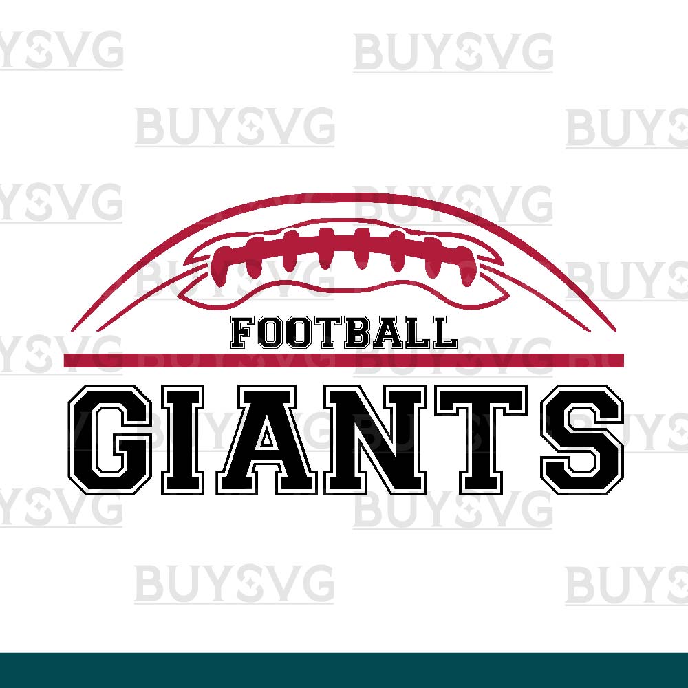 Giants SVG PNG Digital file Download FOOTBALL TOP