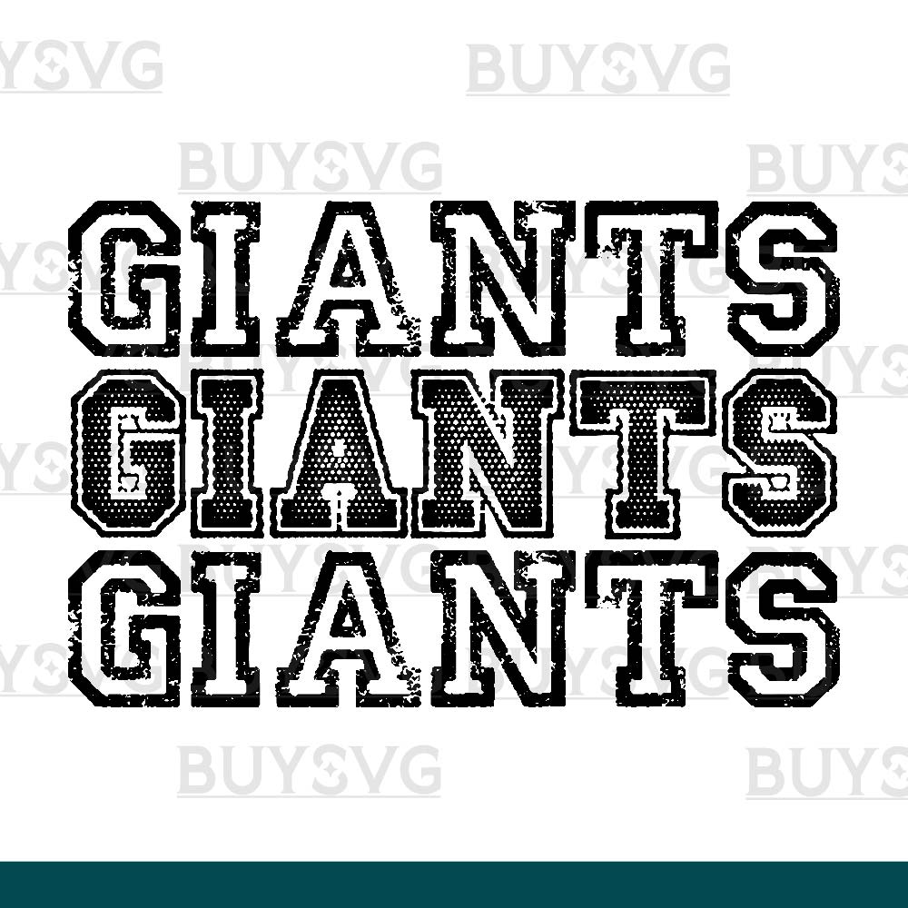 Giants SVG PNG Digital file Download Stack 3 1