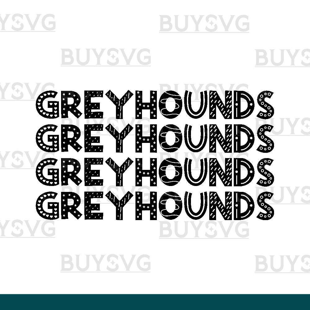 Greyhounds SVG PNG Digital file Download 4 DOODLE STACK