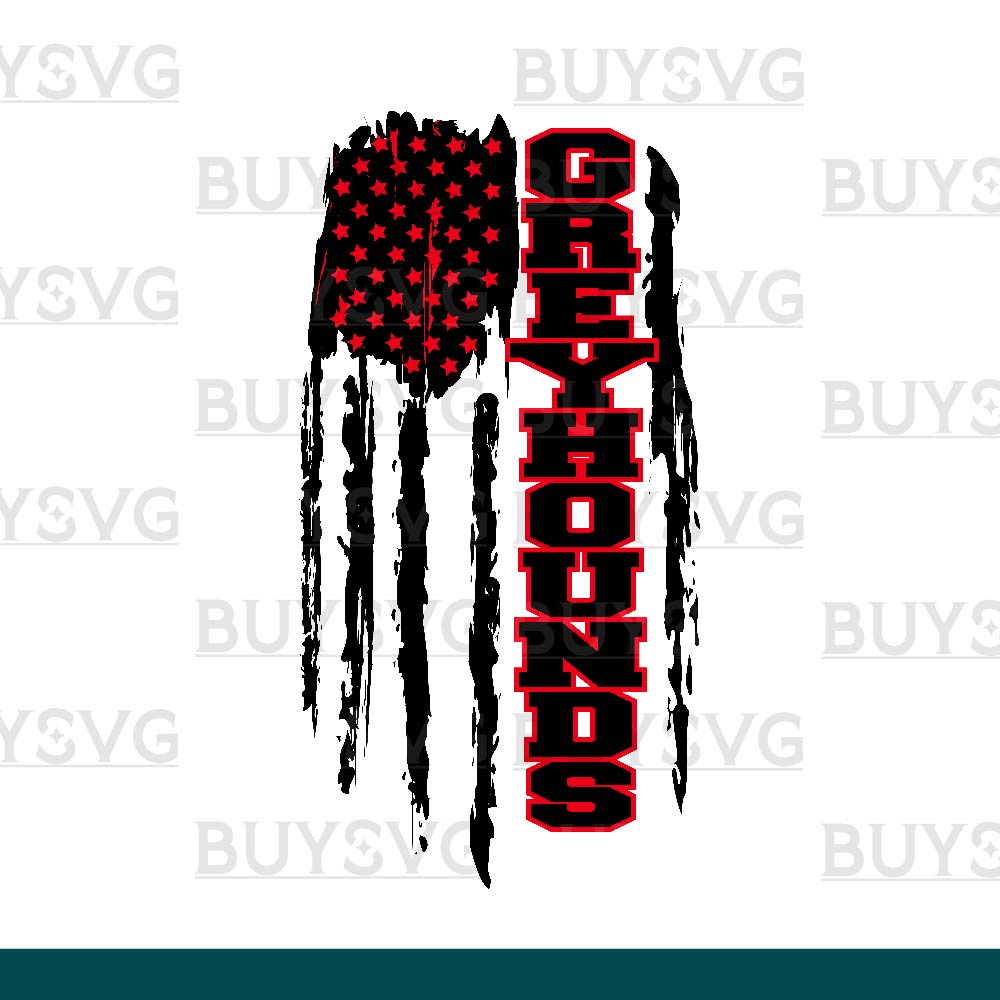 Greyhounds SVG PNG Digital file Download Flag 1