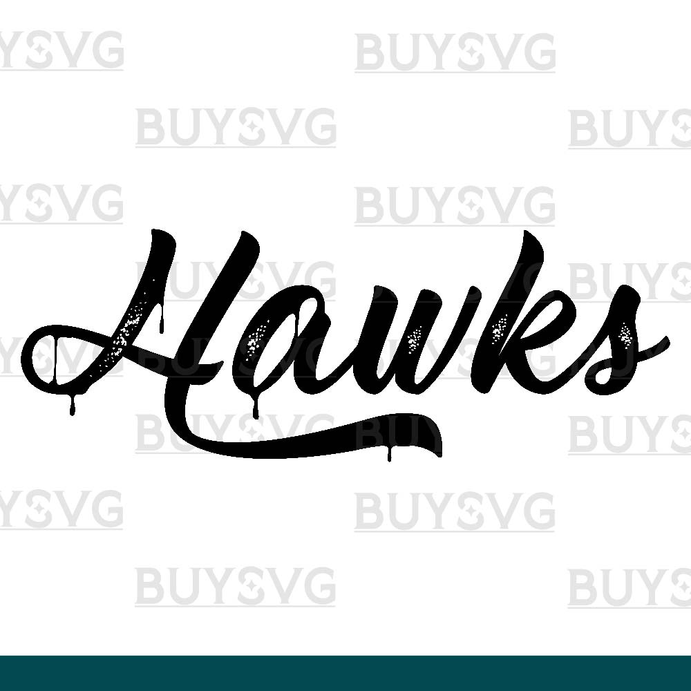 Hawks SVG PNG Digital file Download METAL