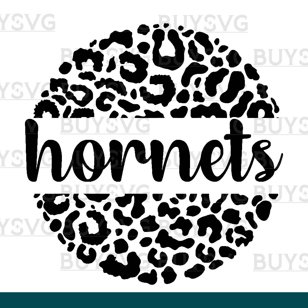 Hornets SVG PNG Digital file Download LEOPARD CIRCLE