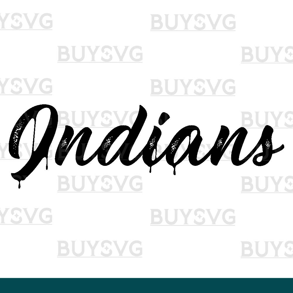 Indians SVG PNG Digital file Download METAL