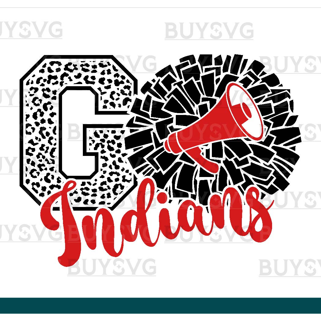 Indians SVG PNG Digital file Download POMPOM GO