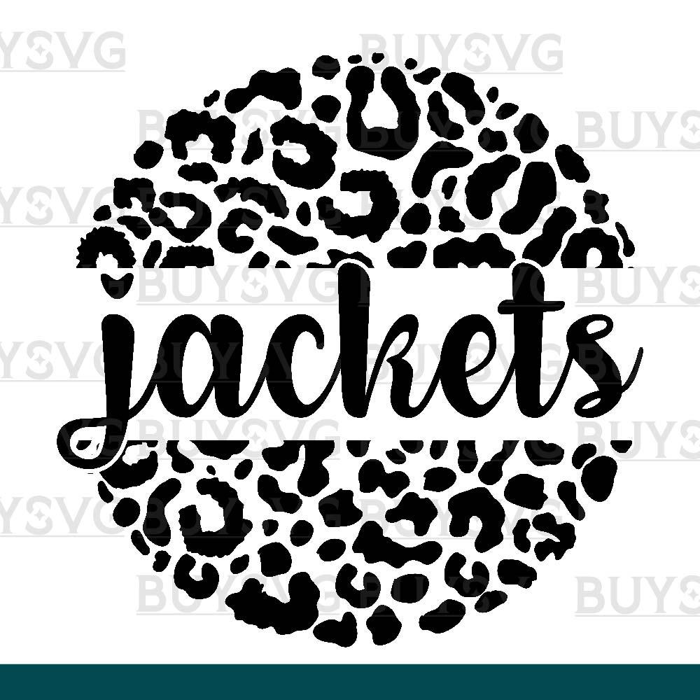 Jackets SVG PNG Digital file Download LEOPARD CIRCLE