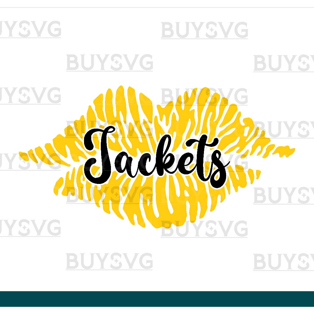 Jackets SVG PNG Digital file Download LIPS 1