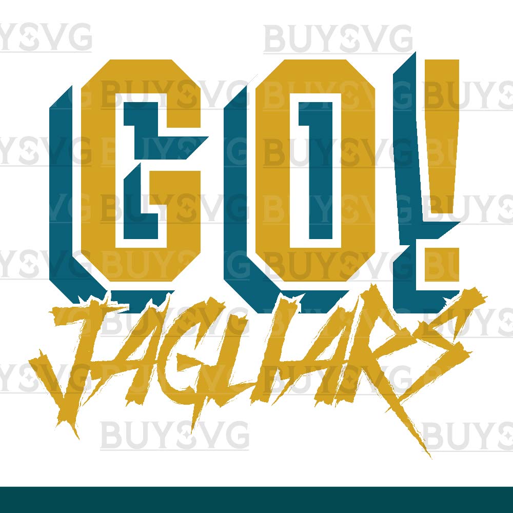 Jaguars SVG PNG Digital file Download GO Cheering