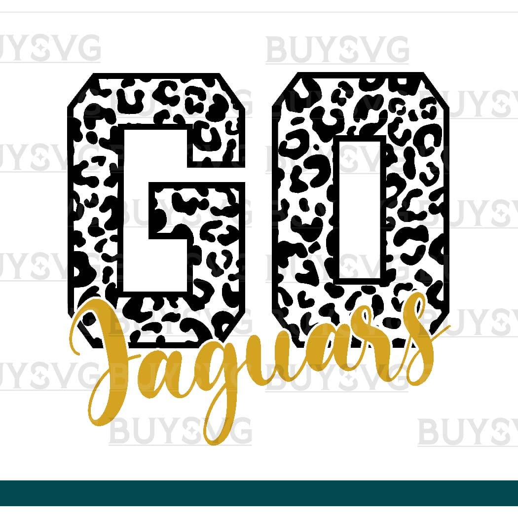 Jaguars SVG PNG Digital file Download GO LONG