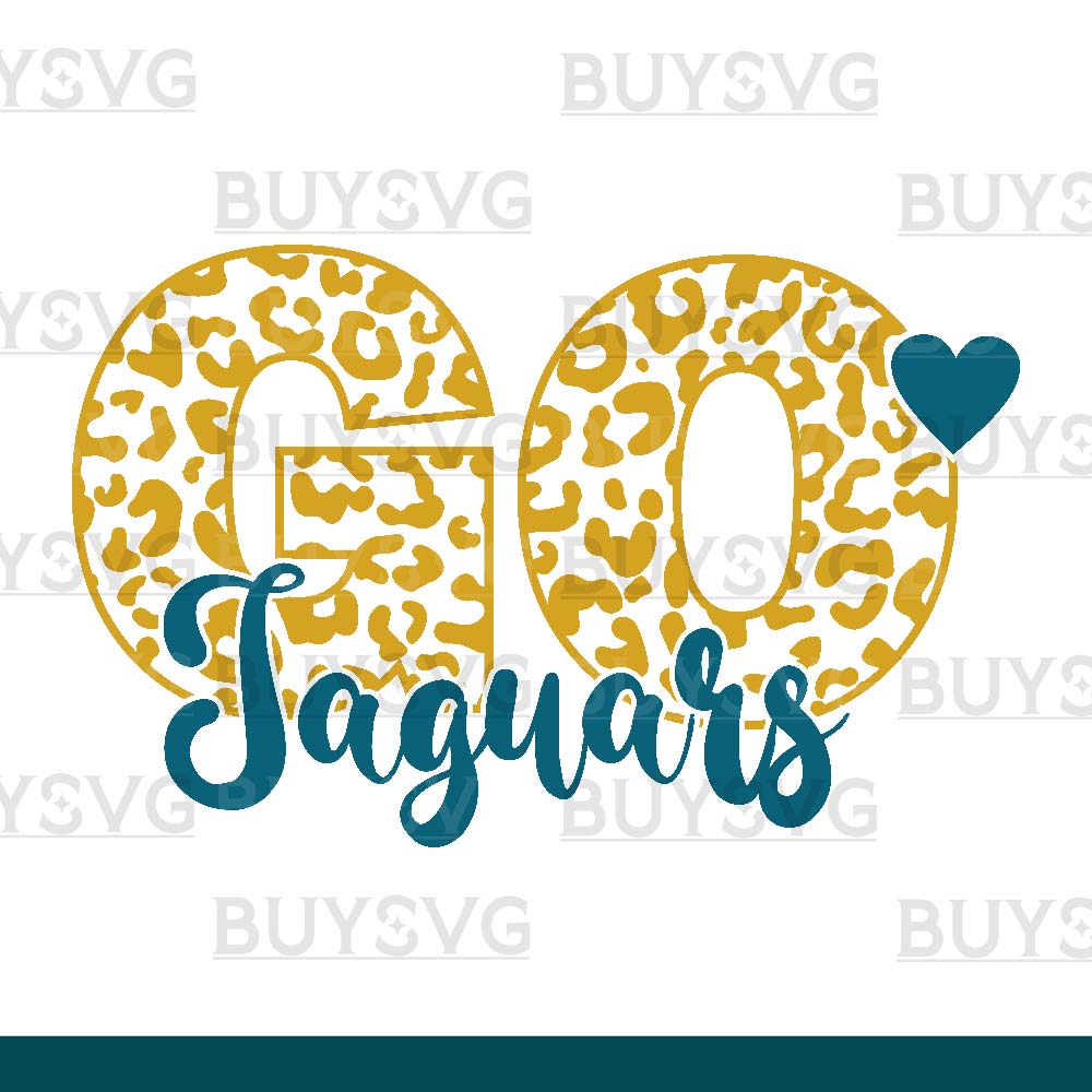 Jaguars SVG PNG Digital file Download LEOPARD CIRCLE GO