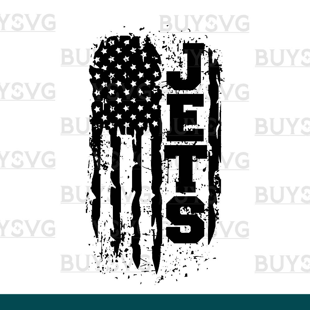 Jets SVG PNG Digital file Download FLAG 3