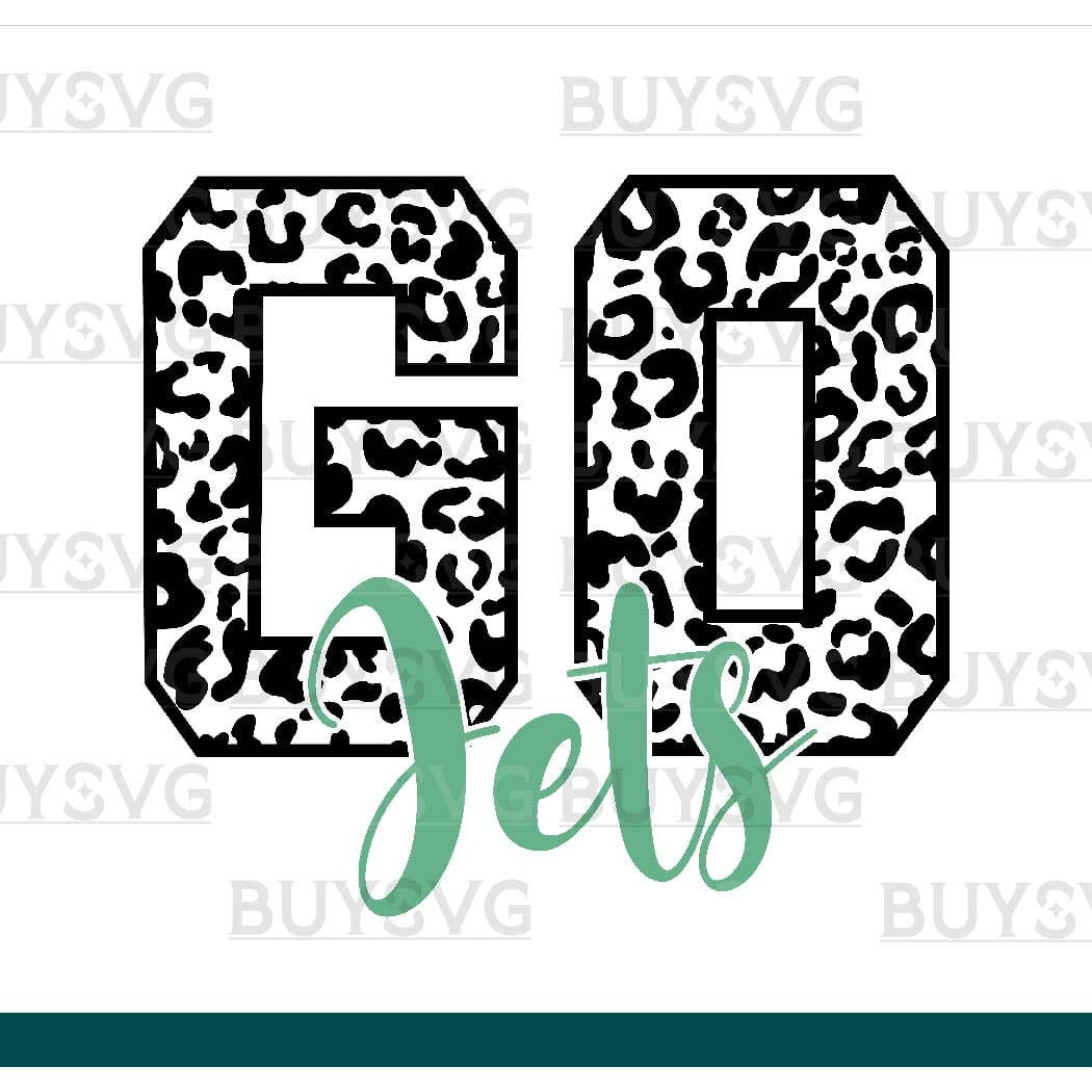 Jets SVG PNG Digital file Download GO LONG