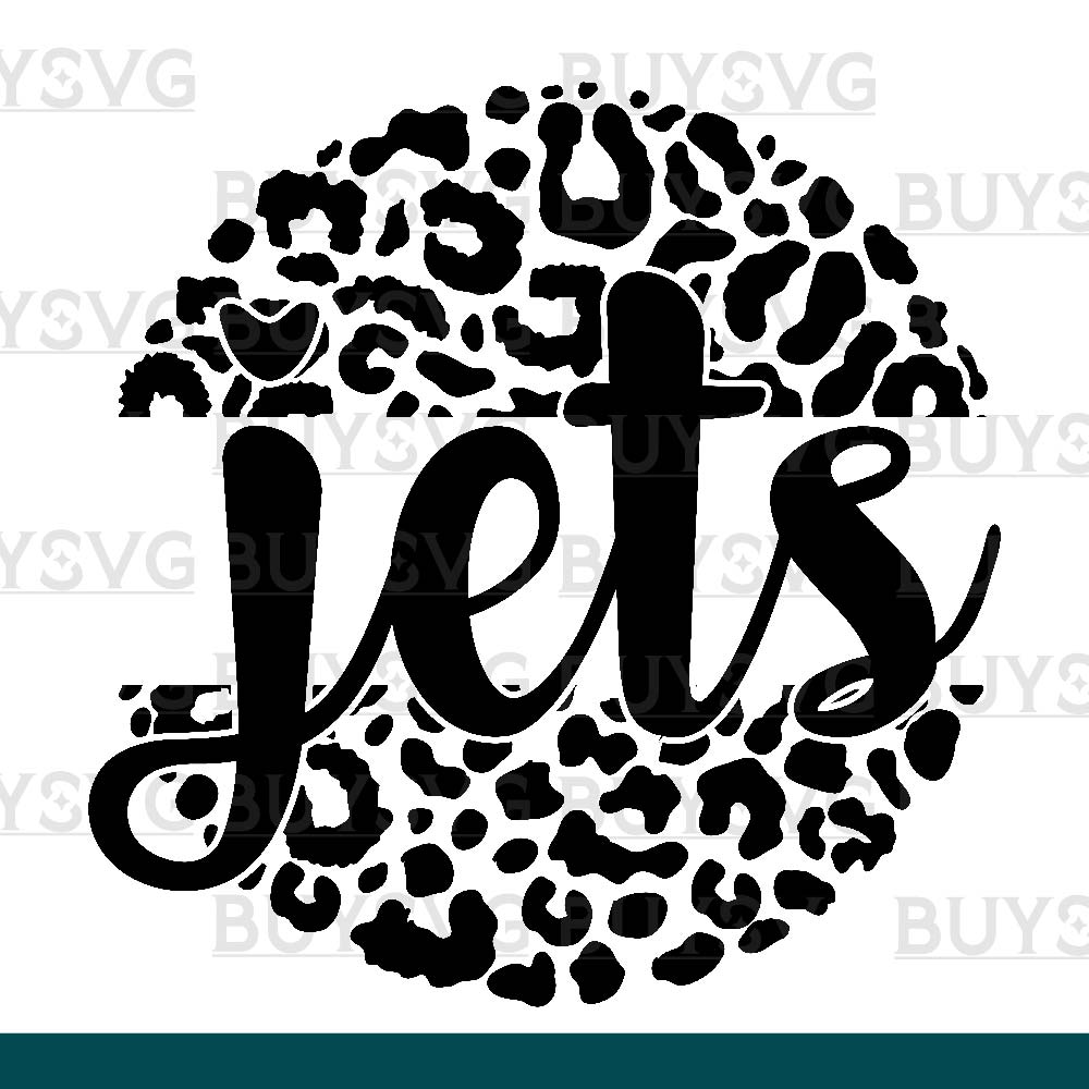 Jets SVG PNG Digital file Download LEOPARD CIRCLE