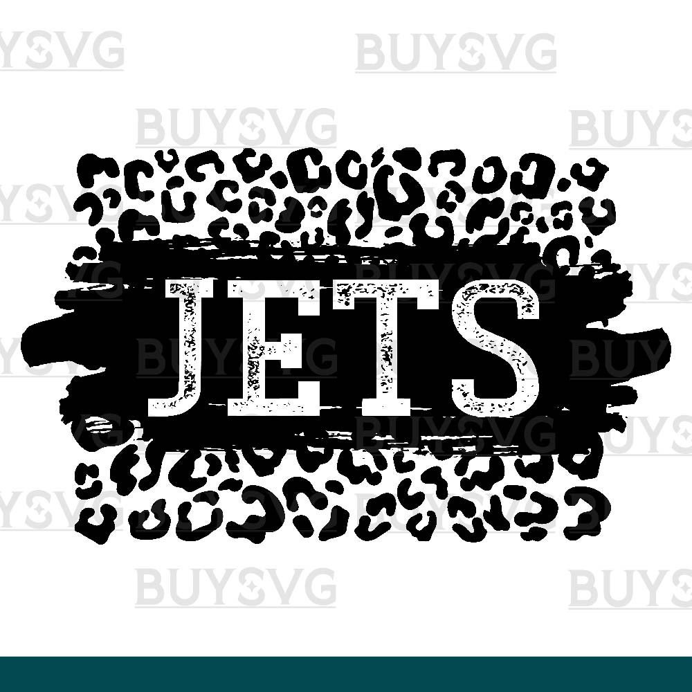 Jets SVG PNG Digital file Download LEOPARD PATCH