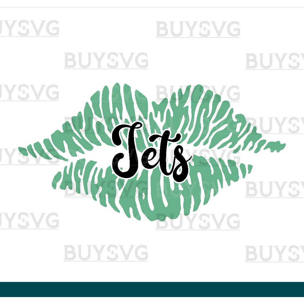 Jets SVG PNG Digital file Download LIPS 1