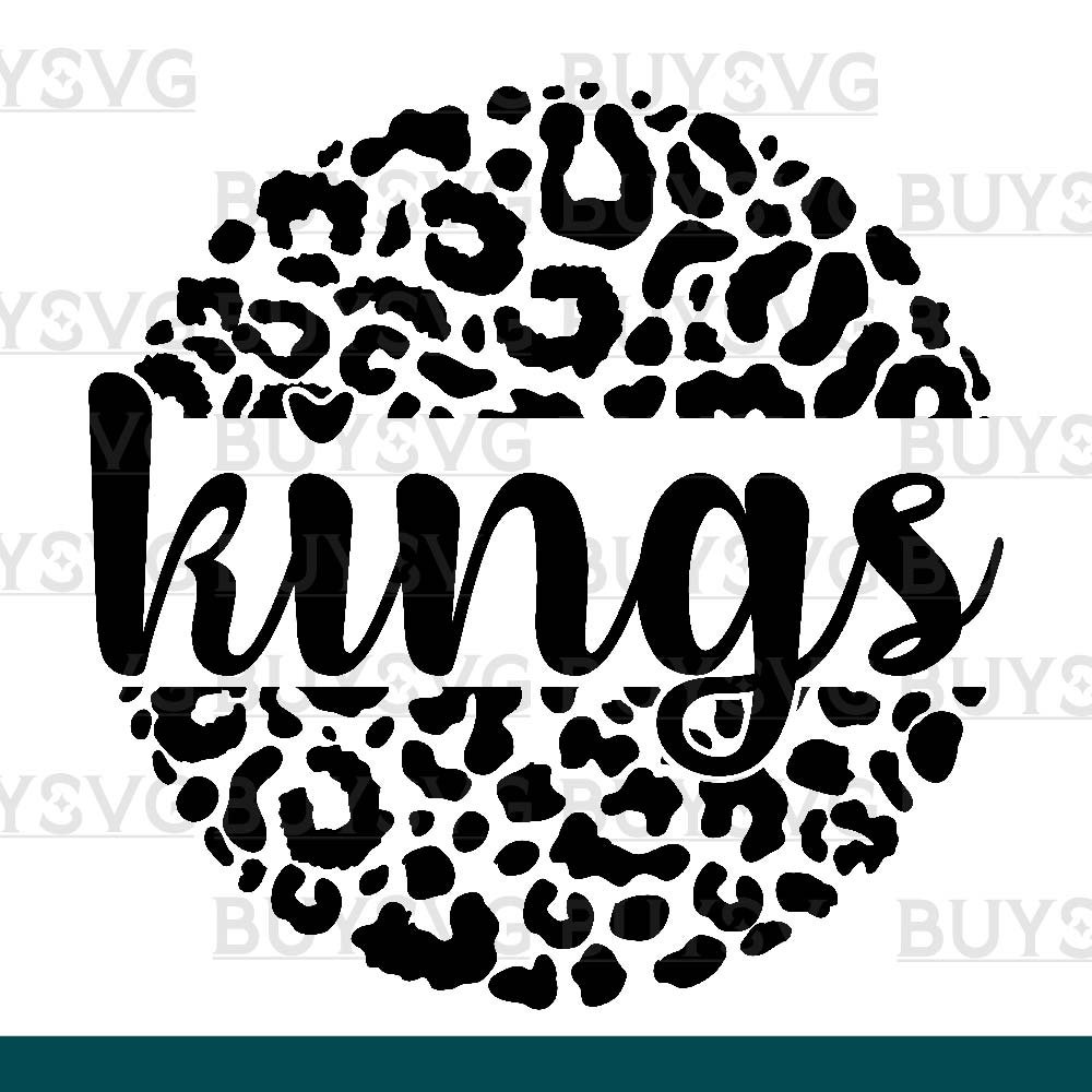 Kings SVG PNG Digital file Download LEOPARD CIRCLE