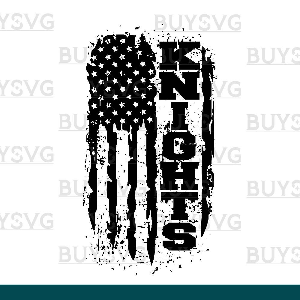 Knights SVG PNG Digital file Download FLAG 3