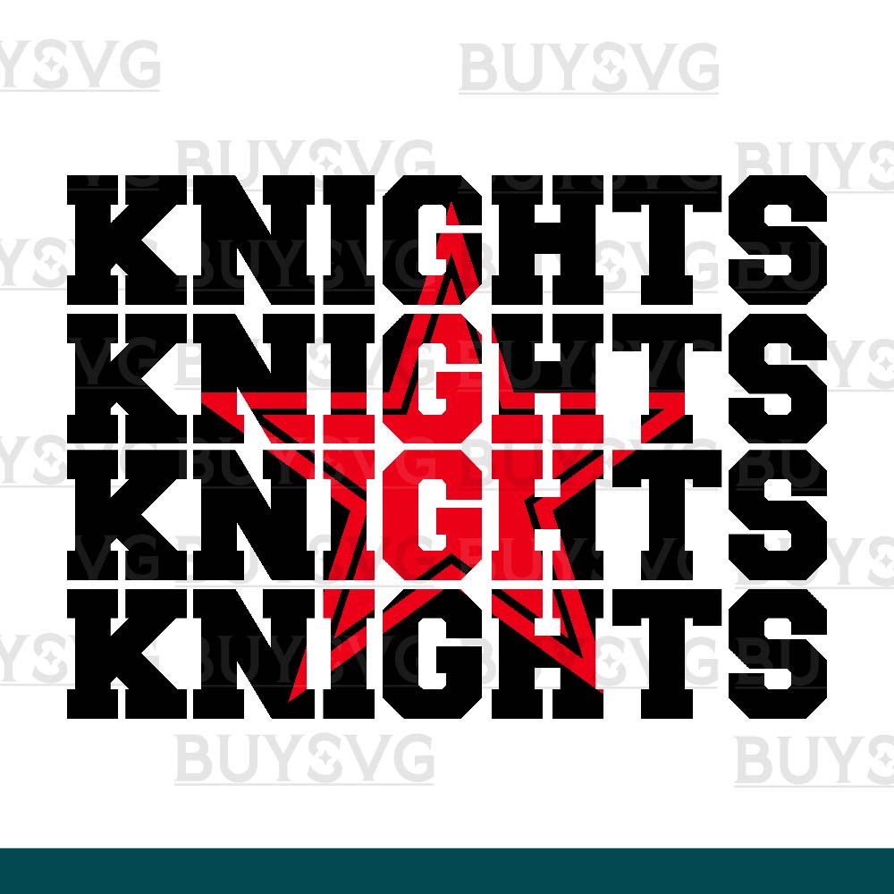 Knights SVG PNG Digital file Download Star 4 1