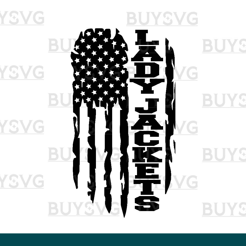 Lady jackets SVG PNG Digital file Download FLAG 2