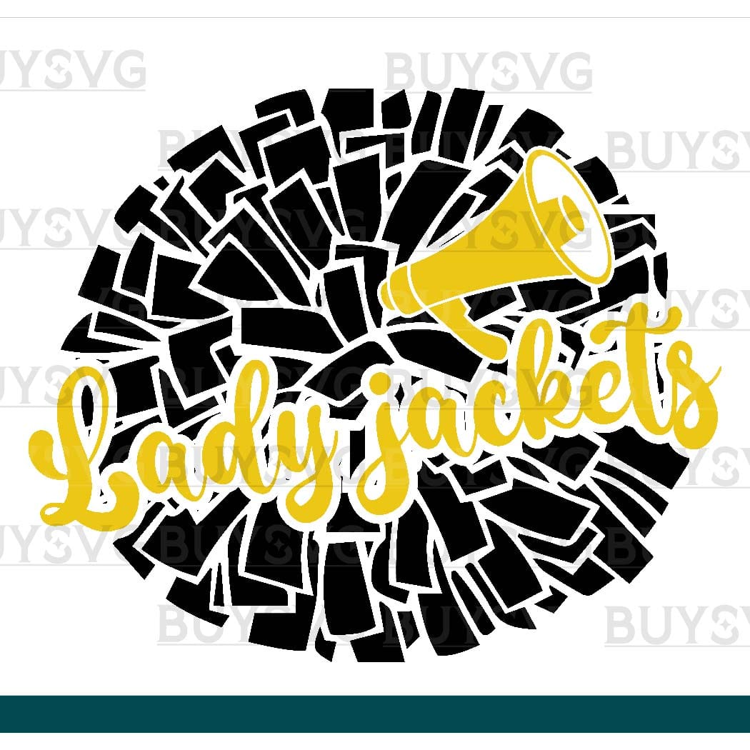 Lady jackets SVG PNG Digital file Download POMPOM