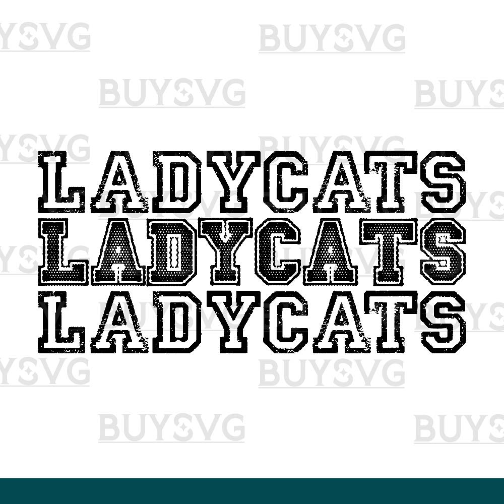 Ladycats SVG PNG Digital file Download Stack 3 1