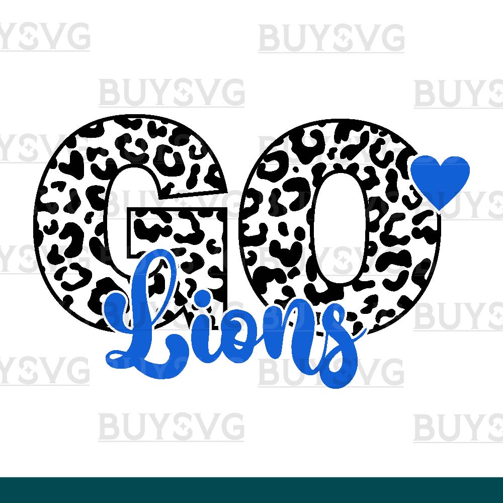 Lions SVG PNG Digital file Download LEOPARD CIRCLE GO