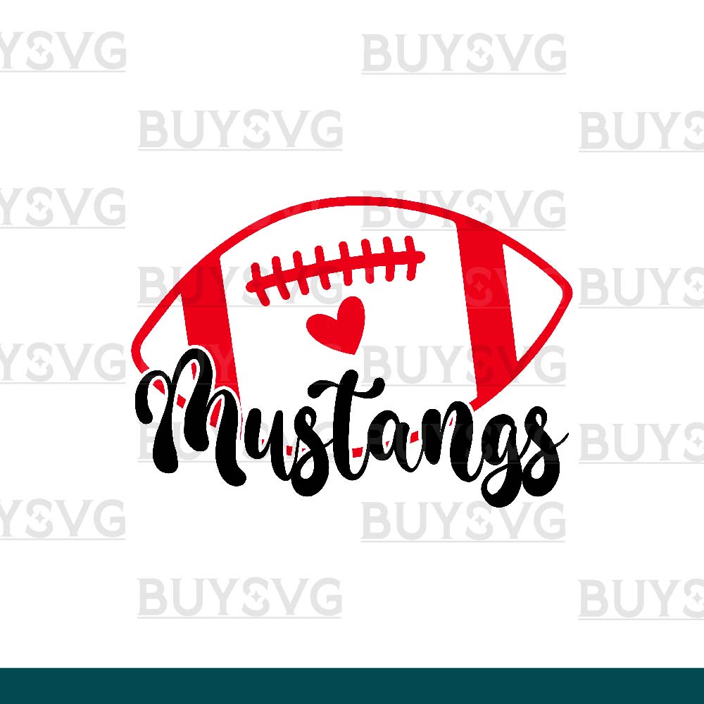 Mustangs SVG PNG Digital file Download HD FOOTBALL