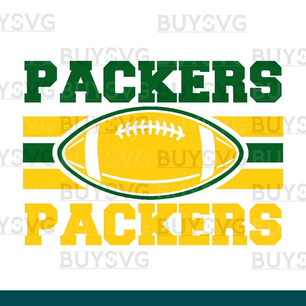 Packers SVG PNG Digital file Download 2 STACK FOOTBALL