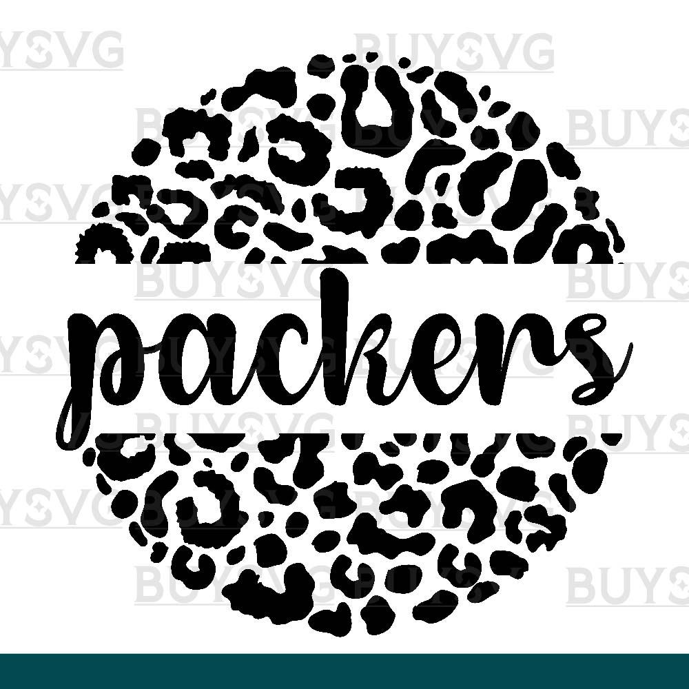 Packers SVG PNG Digital file Download LEOPARD CIRCLE