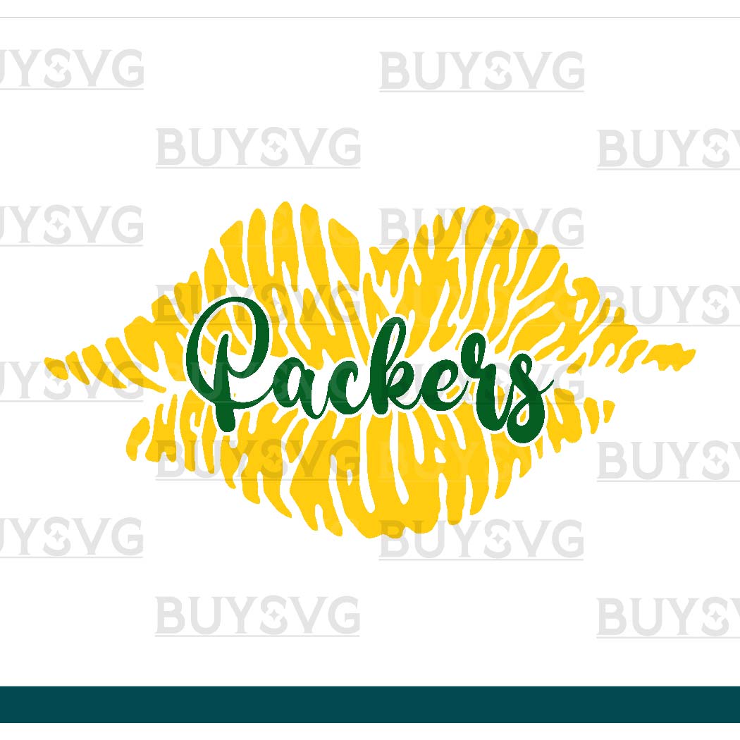 Packers SVG PNG Digital file Download LIPS 1