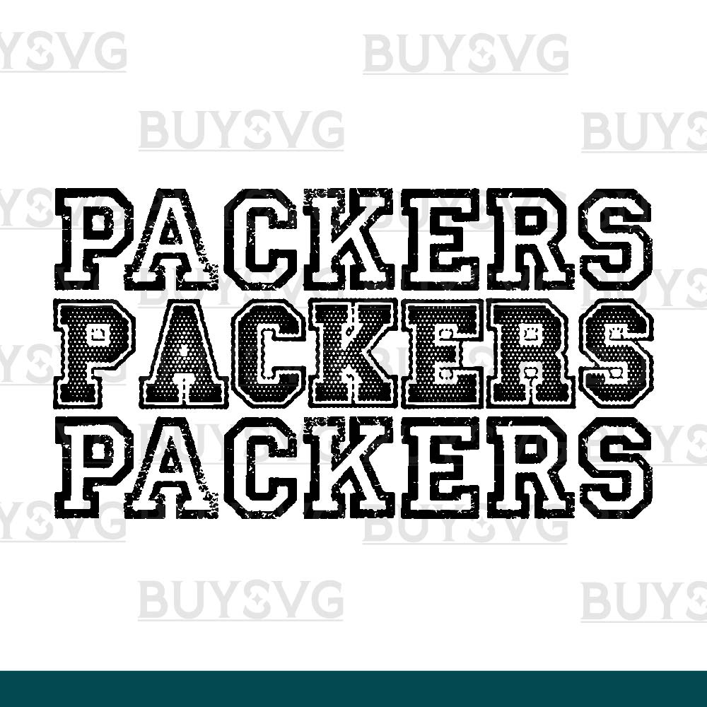 Packers SVG PNG Digital file Download Stack 3 1