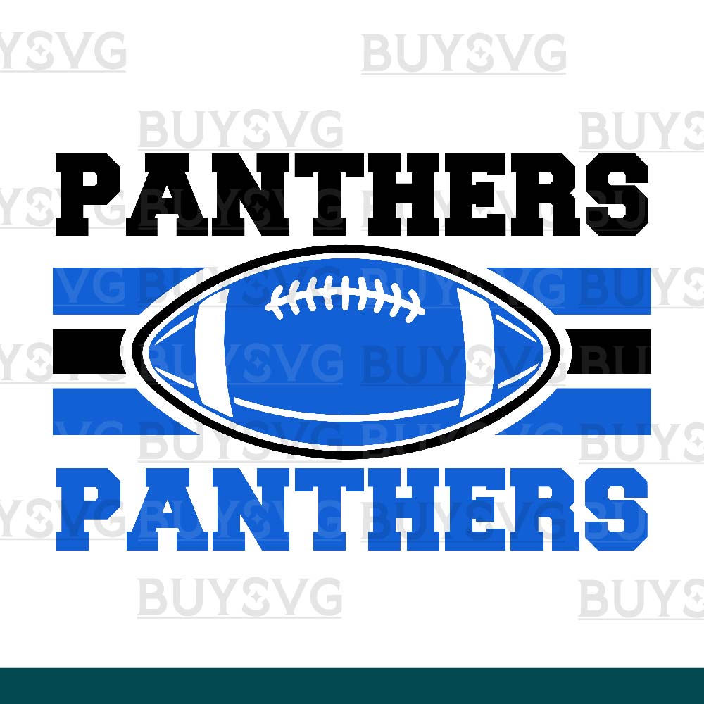 Panthers SVG PNG Digital file Download 2 STACK FOOTBALL