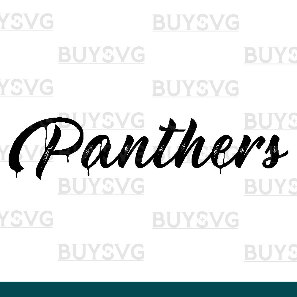 Panthers SVG PNG Digital file Download METAL