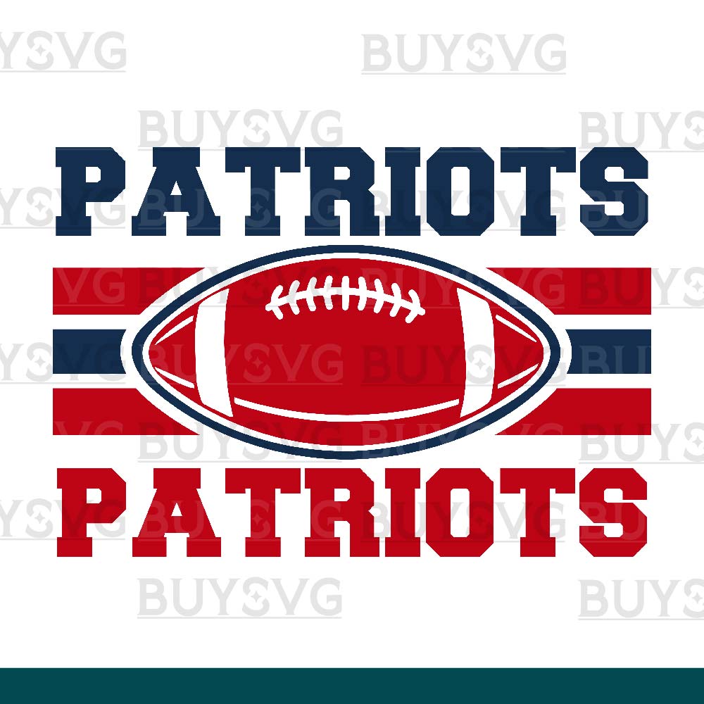 Patriots SVG PNG Digital file Download 2 STACK FOOTBALL