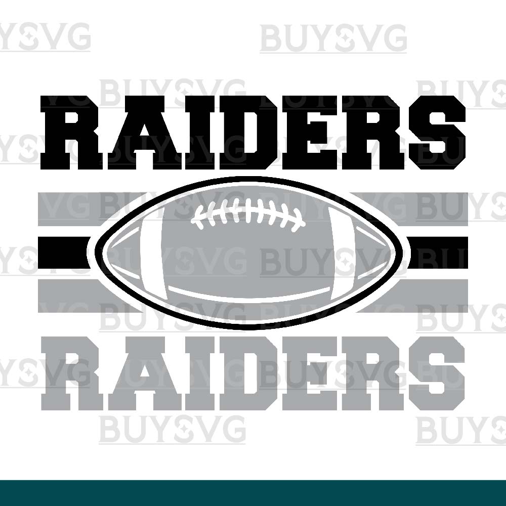 Raiders SVG PNG Digital file Download 2 STACK FOOTBALL